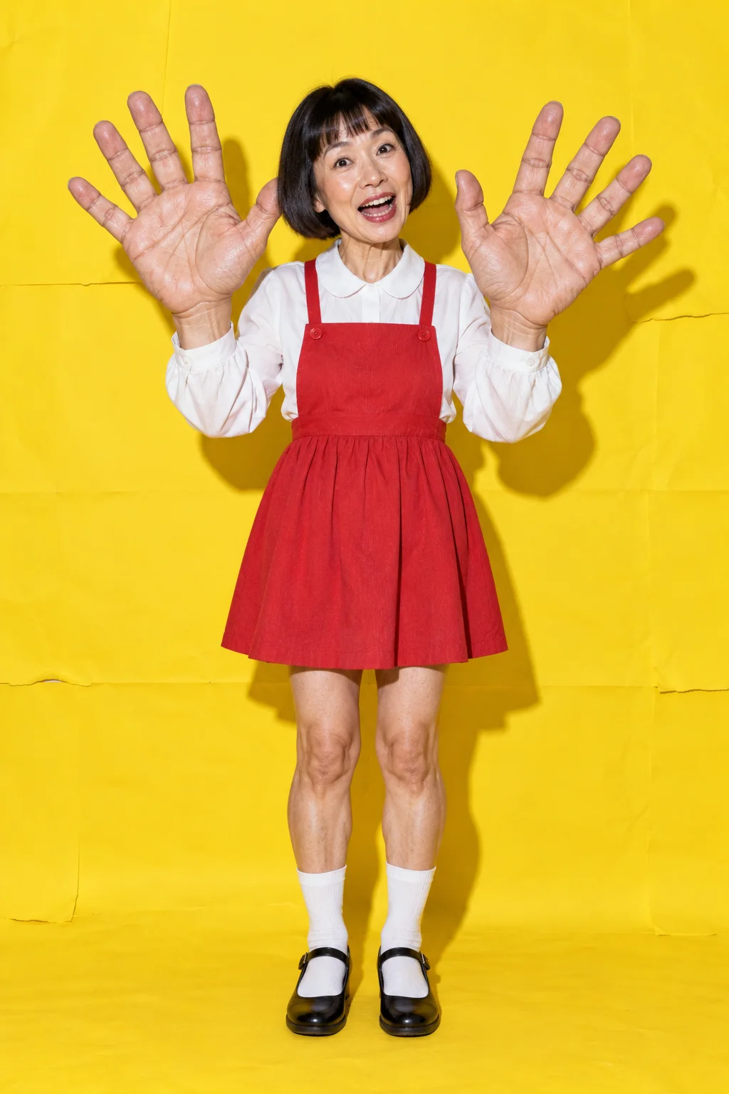 The hands, its whole figure